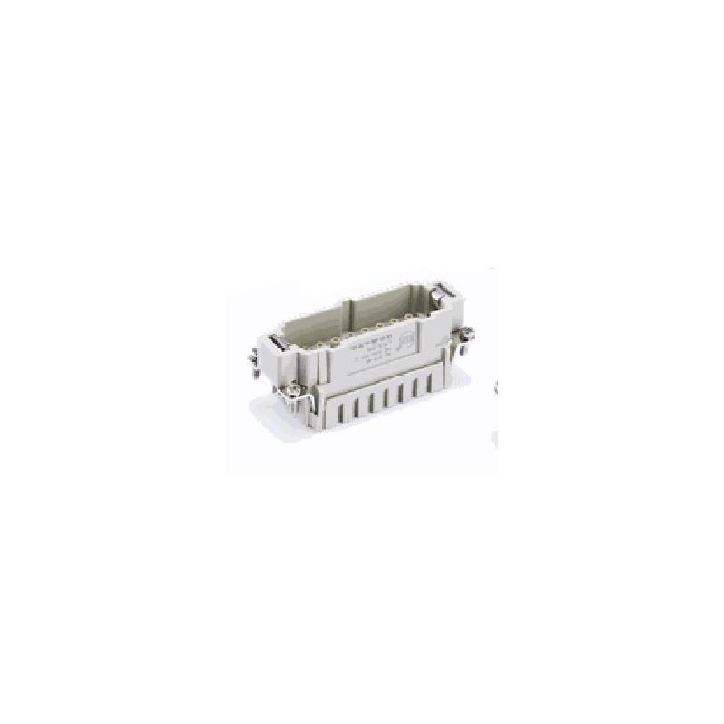 Insert HE, Raccordement à Sertir, mâle, 24 pin, 16A, Polycarbonate, 24B|48B 
